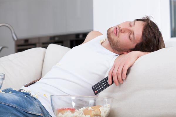 Why should you never fall asleep in front of the screen?