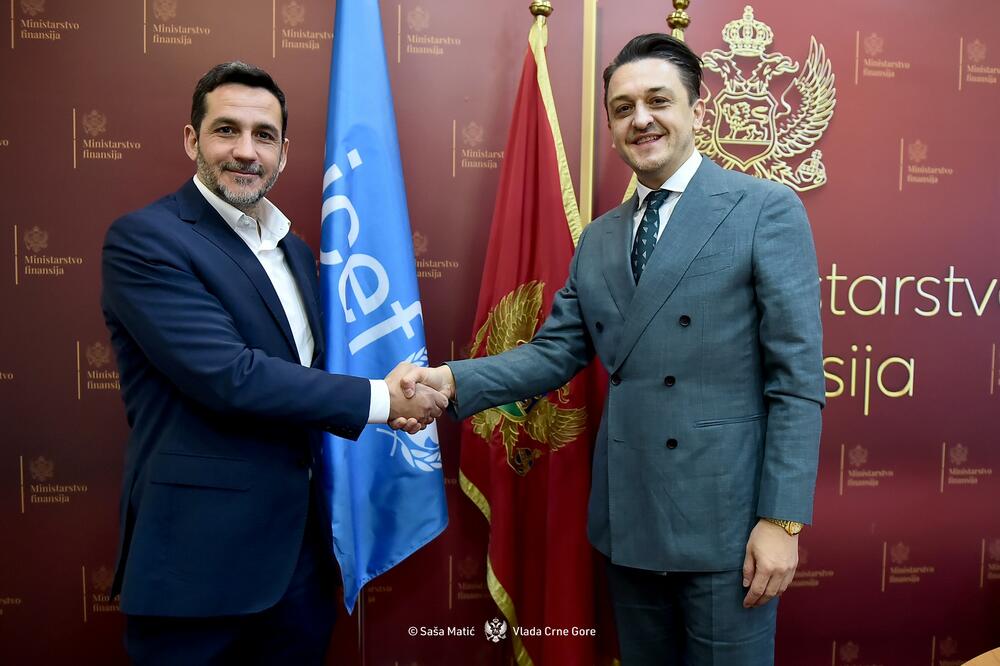 Sa sastanka: Santander i Vuković, Foto: Ministarstvo finansija