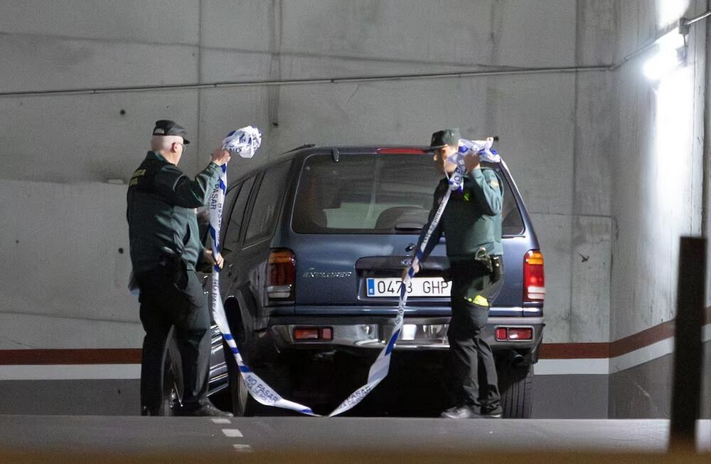 Pripadnici španske Civilne garde na mjestu ubistva