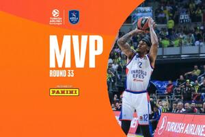 Will Clyburn MVP of the 33th round of the Euroleague