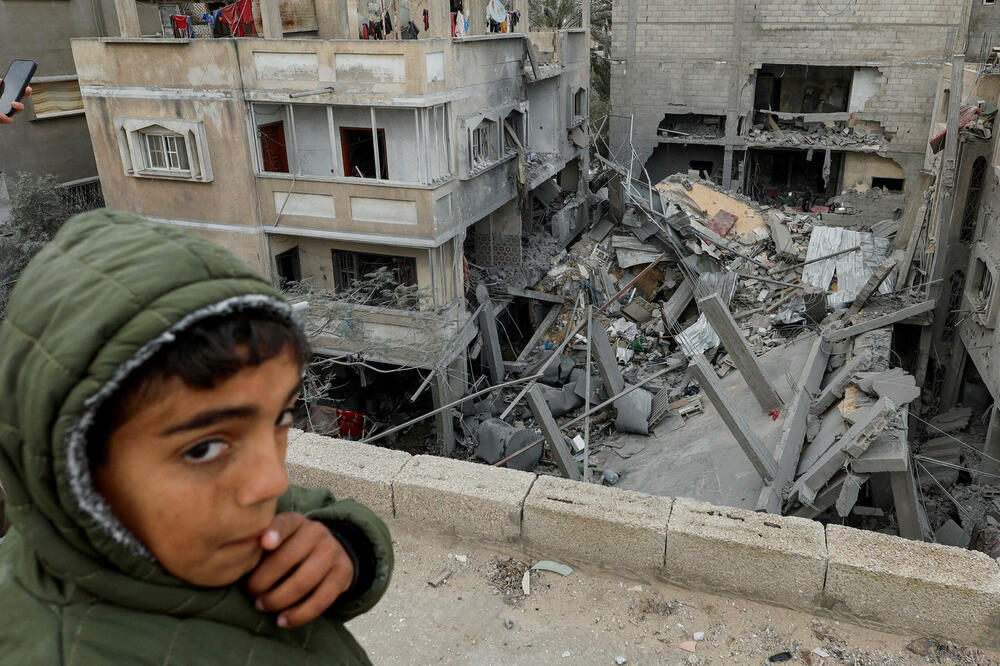 Fotografija iz Rafe nakon izraelskog napada, Foto: Reuters