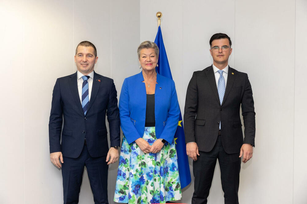 Bečić, Johanson i Šaranović, Foto: Gov.me