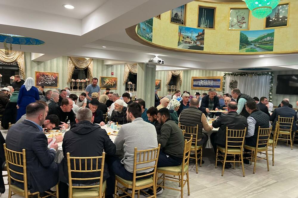 Detalj sa iftara u Njujorku, Foto: Bošnjačka stranka