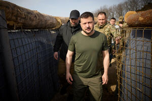 Zelensky on the line of defense of northeastern Ukraine