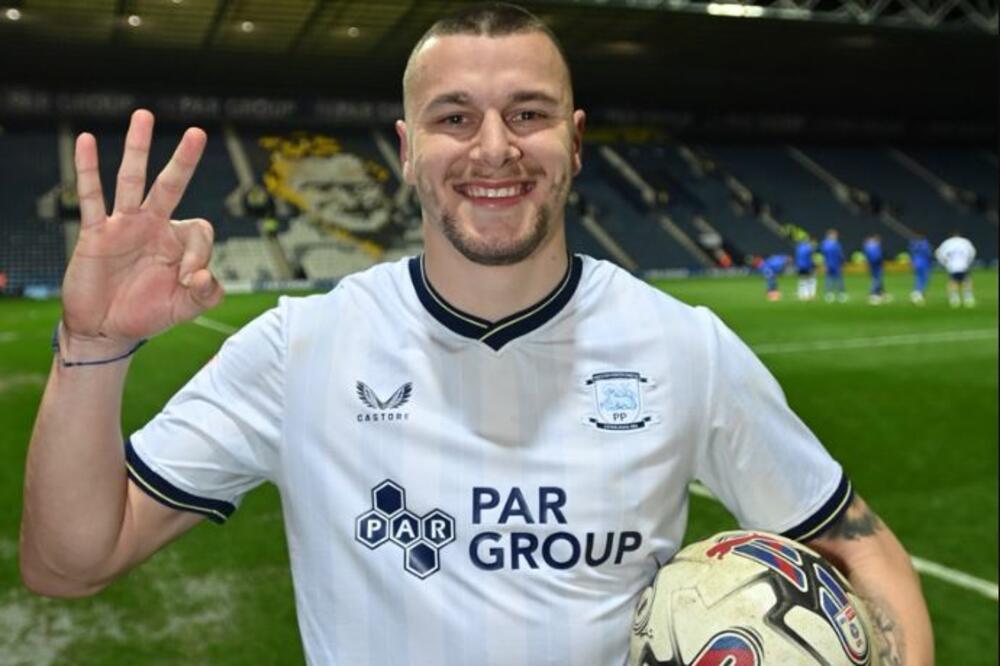 Milutin Osmajić (arhiva), Foto: Preston North End FC (X)