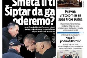 Naslovna strana "Vijesti" za 11. april 2024.