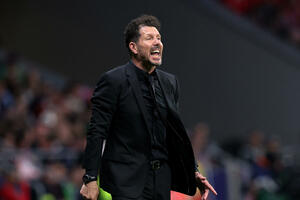 Simeone: We controlled the game for 70 minutes, it will be difficult in the second leg