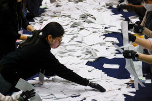 The resignation of the Prime Minister of South Korea due to the defeat in the elections
