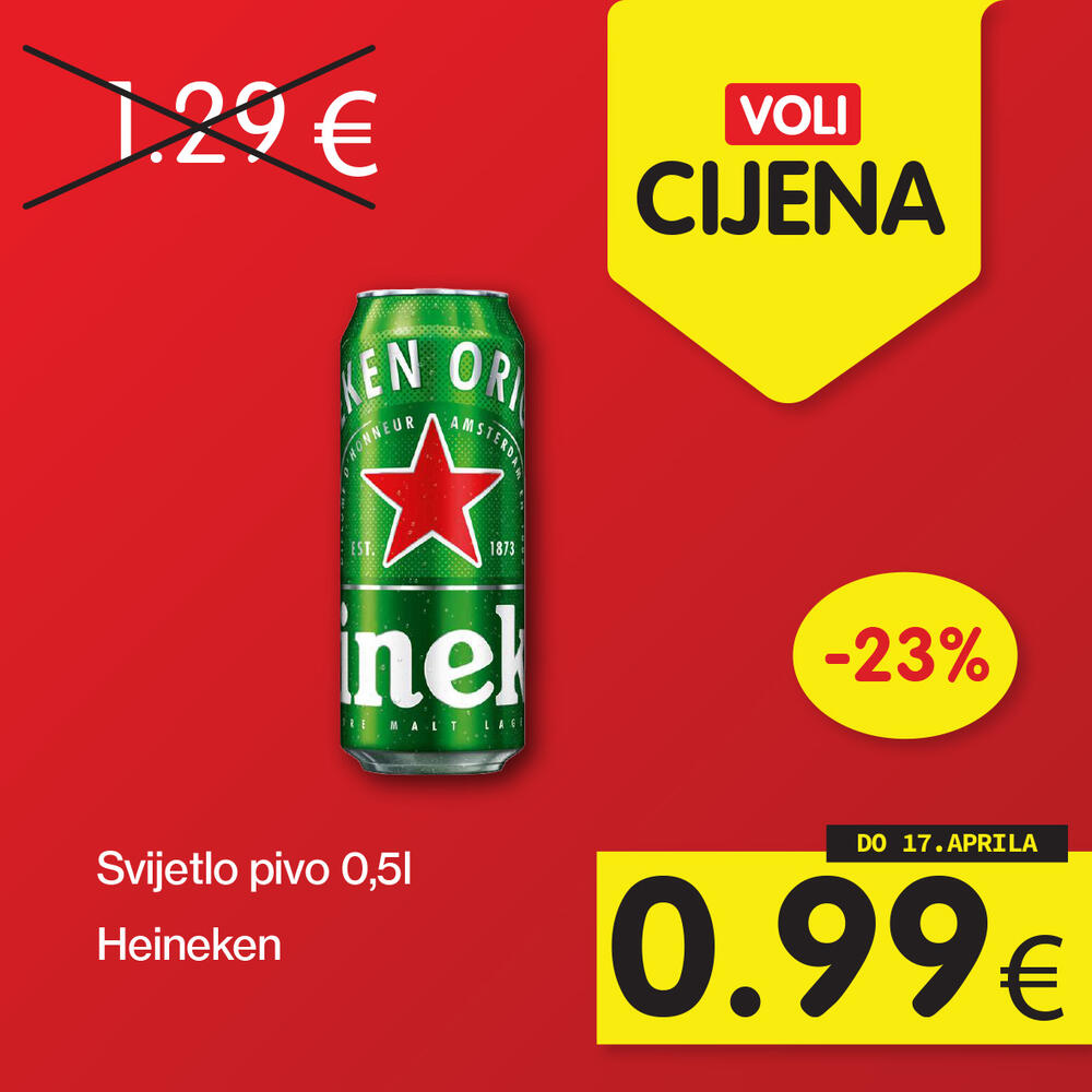 <p>Širok izbor proizvoda po najpovoljnijim cijenama na tržištu u svim Voli i Naš diskont marketima.</p>