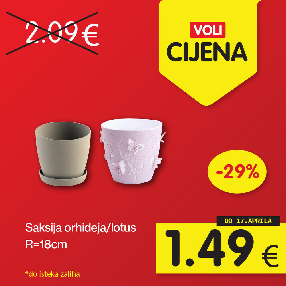 <p>Širok izbor proizvoda po najpovoljnijim cijenama na tržištu u svim Voli i Naš diskont marketima.</p>