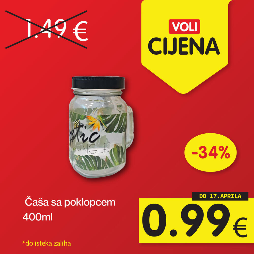 <p>Širok izbor proizvoda po najpovoljnijim cijenama na tržištu u svim Voli i Naš diskont marketima.</p>