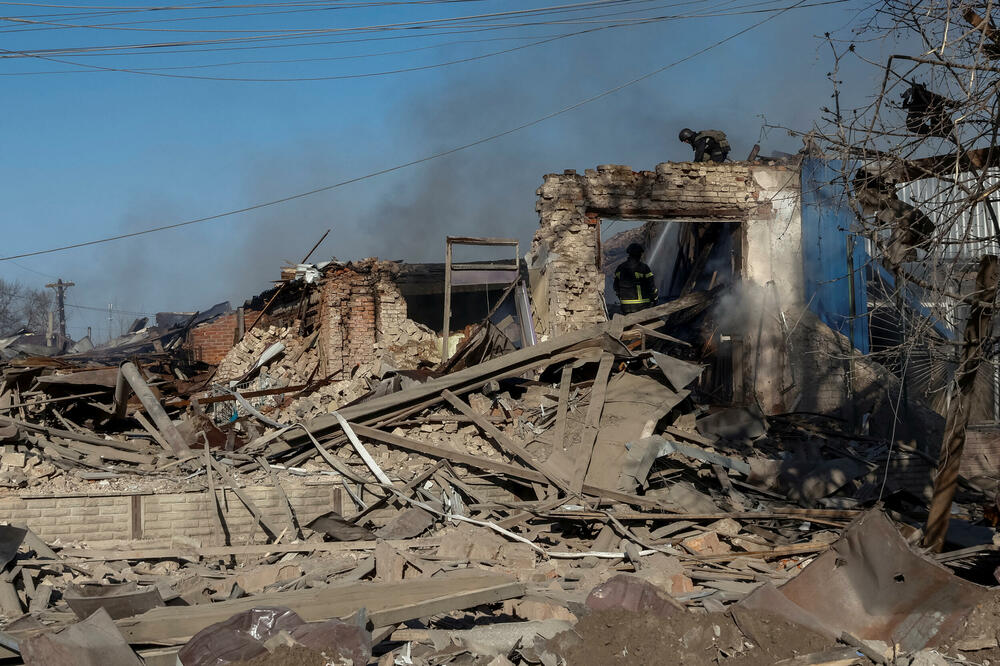 After the Russian attack: Detail from the village of Lipci in the Kharkiv region, Photo: Reuters