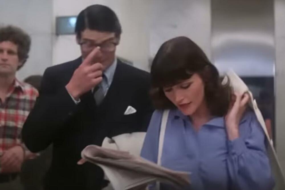 A clip from the film in which Margot Kider portrays the character of Lois Lane, Photo: Screenshot/Youtube