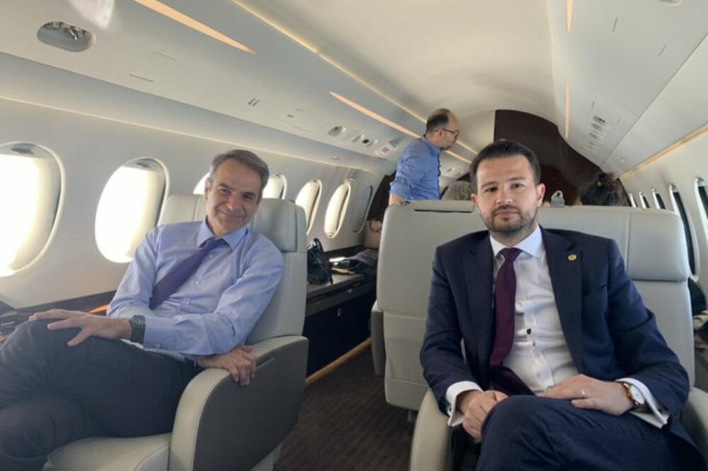 Micotakis i Milatović, Foto: Jakov Milatović/X