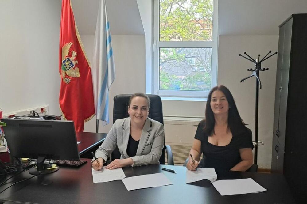 Ida Kolinović i Nikoleta Strugar Bošković, Foto: Glavni grad Podgorica