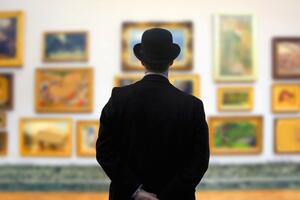 Germany: An amateur artist hung his own work in a gallery, so...