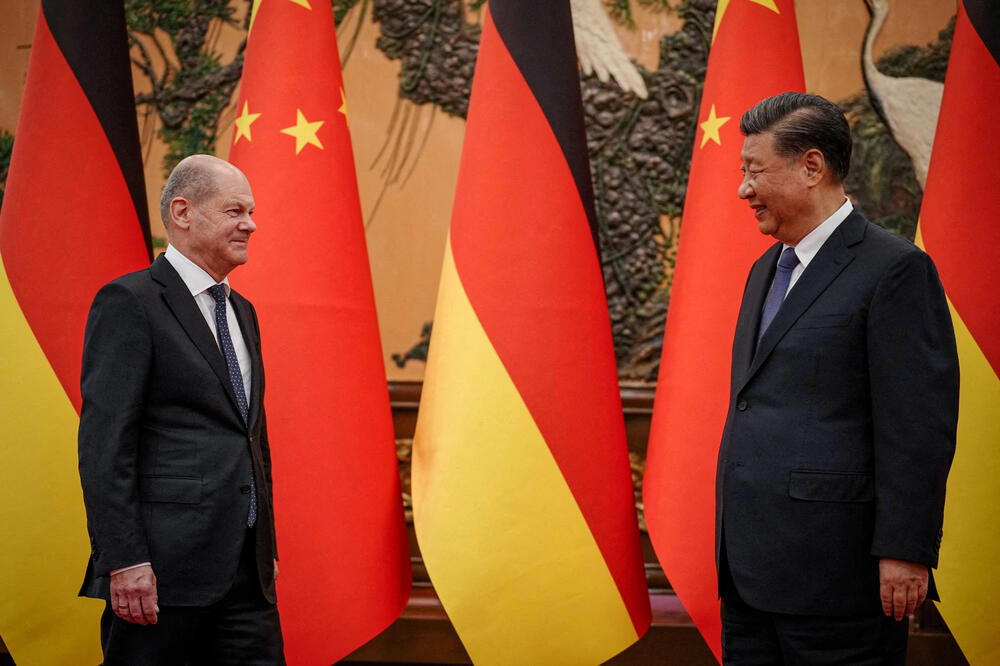 Scholz and Si in Beijing in November 2022, Photo: Reuters