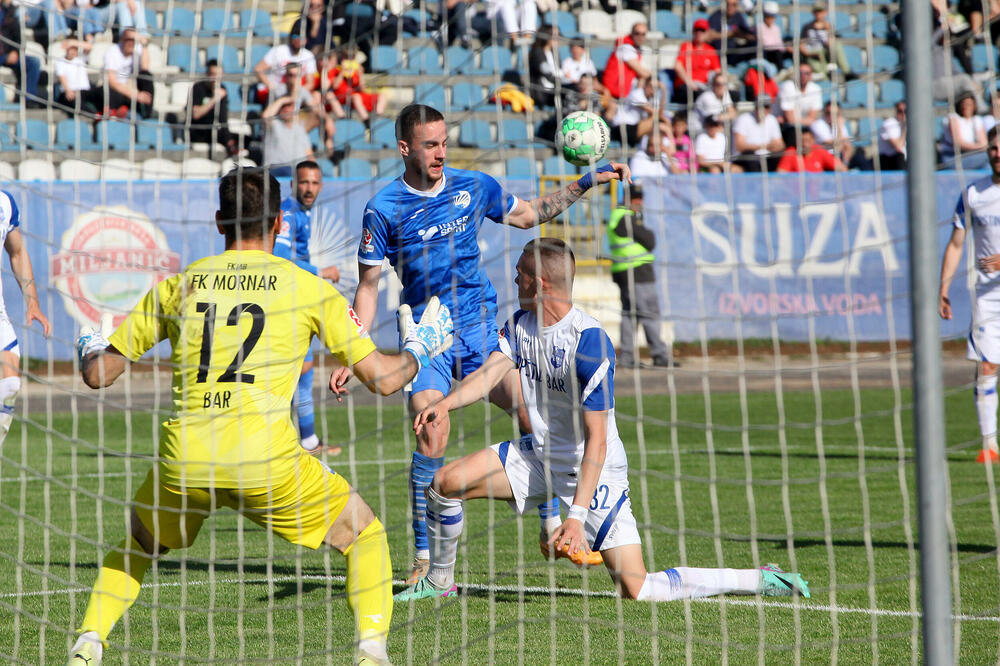 Striković se nada petom prvoligaškom golu u ovoj sezoni, Foto: FSCG