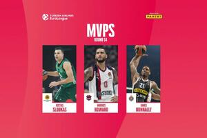 Naneli, Slukas and Howard shared the MVP award