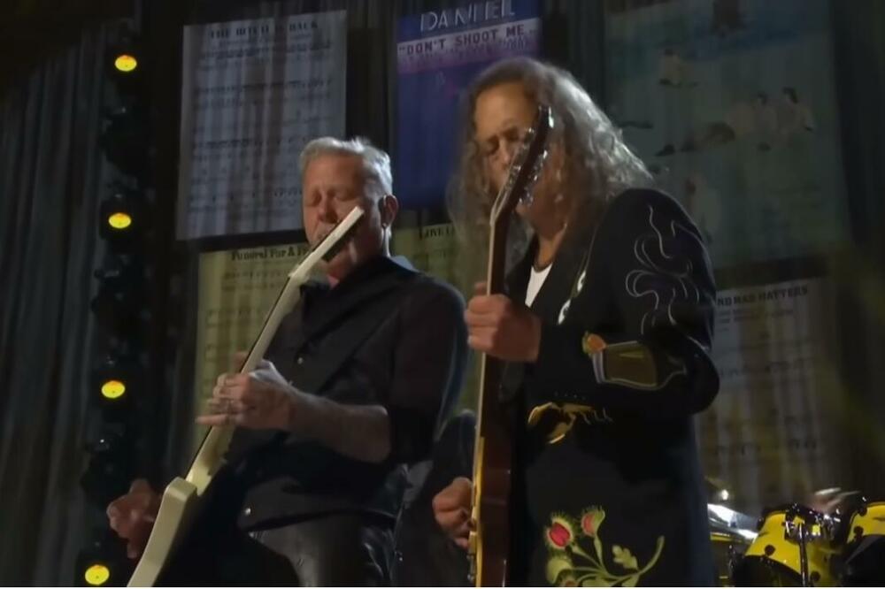 Detalj sa nastupa Metallice, Foto: Printscreen YouTube