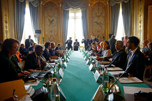 Diplomats and humanitarians meeting in Paris to provide...