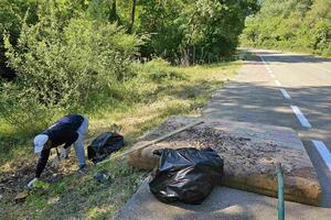Tons of garbage were collected in the cleaning operation of the banks of Ada and Bojana