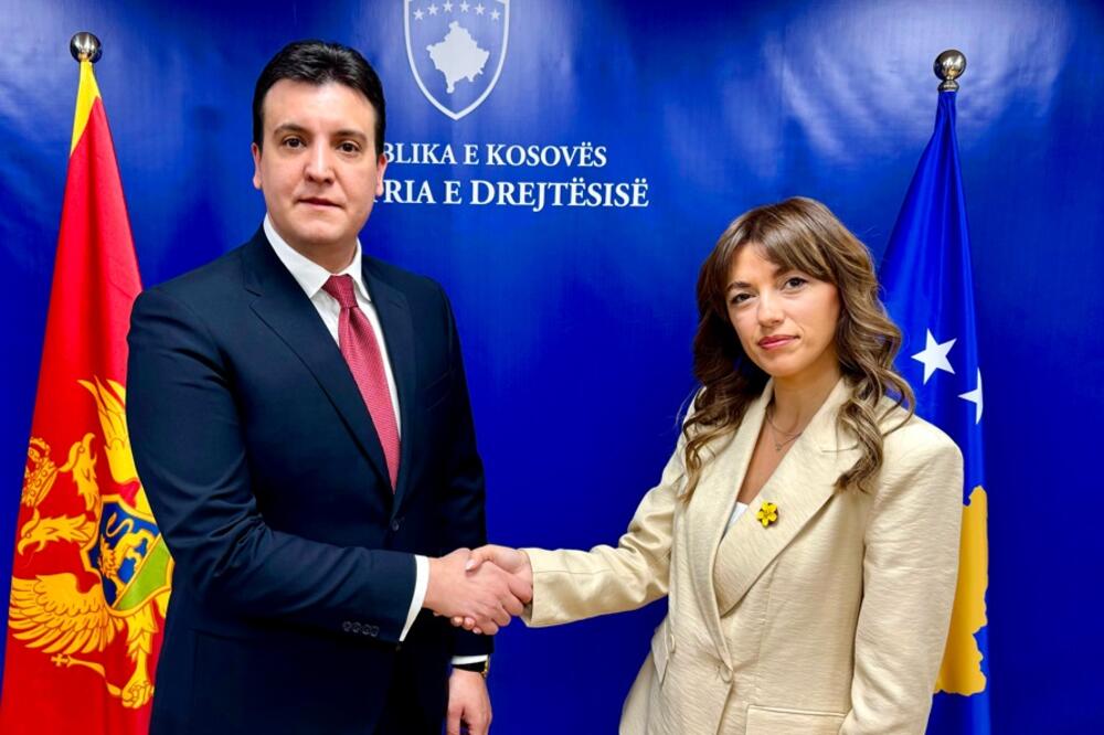 Milović i Hadžiju, Foto: Ministarstvo pravde