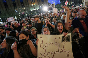 Protest in Tbilisi, fight in the Parliament of Georgia: "No to Russian law"