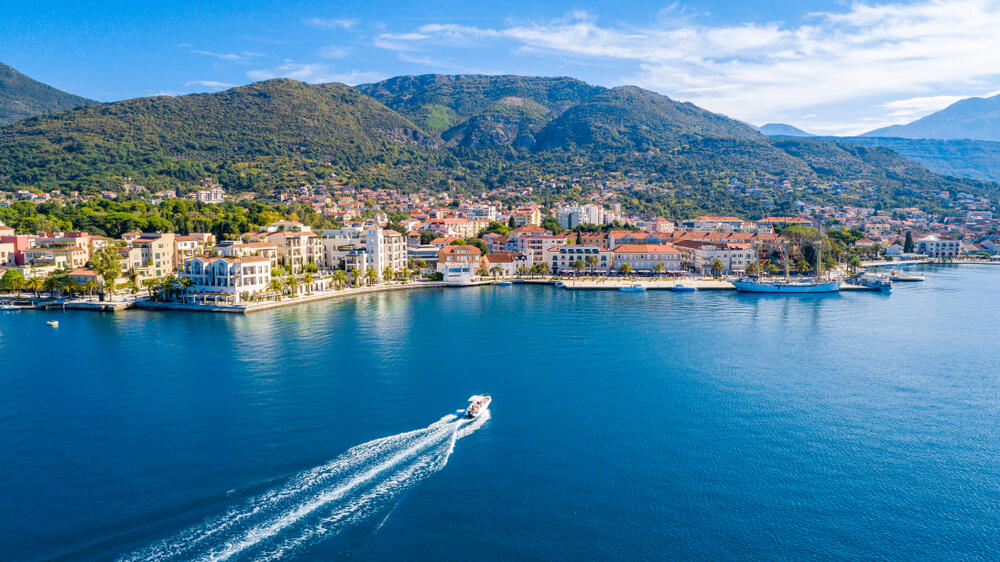 porto montenegro is modern development with beautiful spots for coffee and food