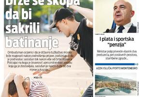 Naslovna strana "Vijesti" za 17. april 2024.