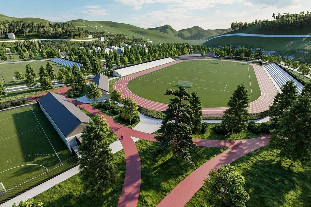 Projektovani izgled buduće sportske zone, Foto: NRA ATELIER