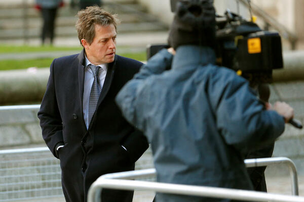 Hugh Grant almost died on the set of "Four Weddings and...