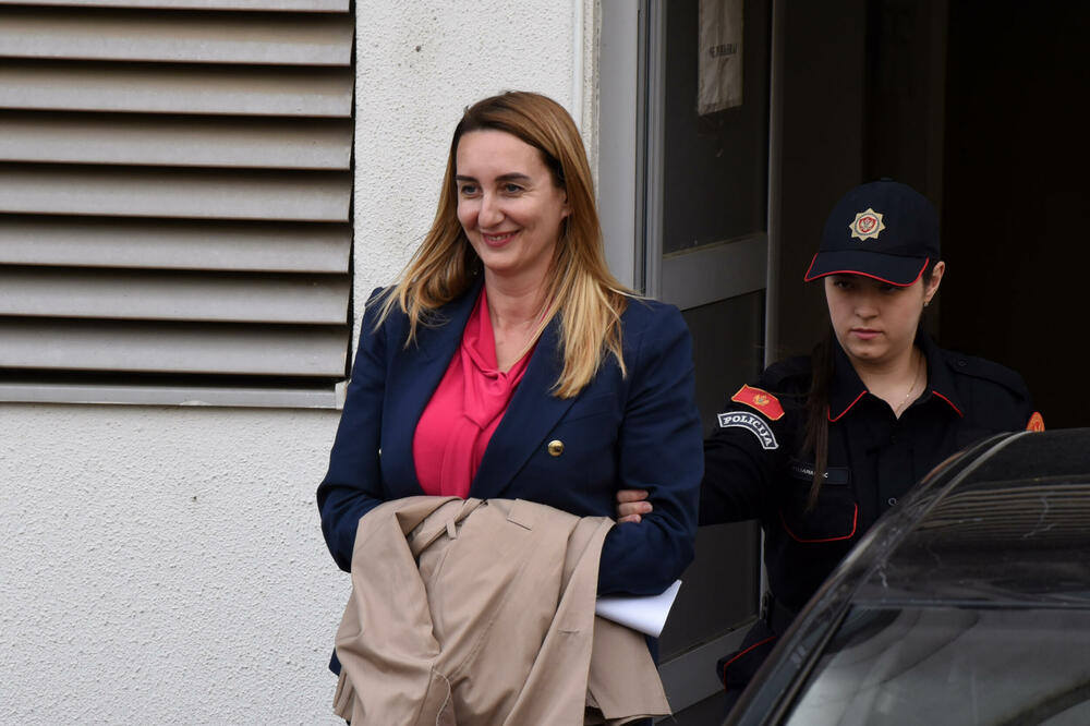 Perović nakon saslušanja, Foto: Luka Zeković