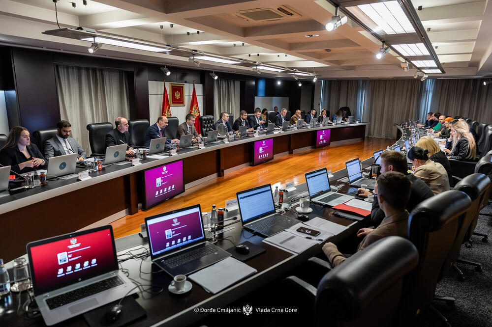From today's Government session, Photo: Government of Montenegro
