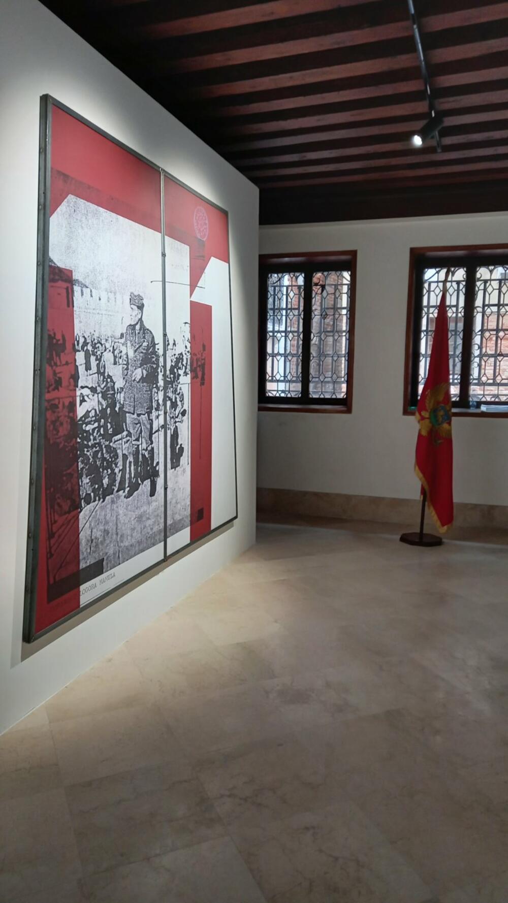 The Montenegrin pavilion was officially opened today in Venice, and the exhibition created by the young artist Darja Bajagić in cooperation with the curator Ana Simona Zelenović attracted a large audience.