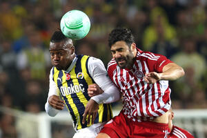 Olympiakos in the LK semifinals, Jovetić played in the first half