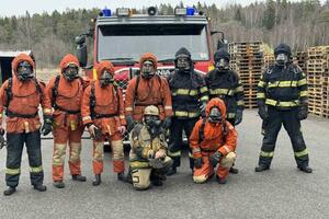Organized firefighting training for instructors from the Army of Montenegro