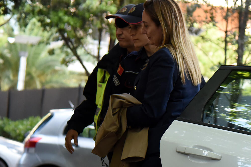 Jedno od privođenja Perović (arhiva), Foto: Luka Zeković