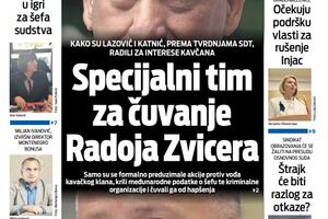 Naslovna strana "Vijesti" za 20. april 2024.