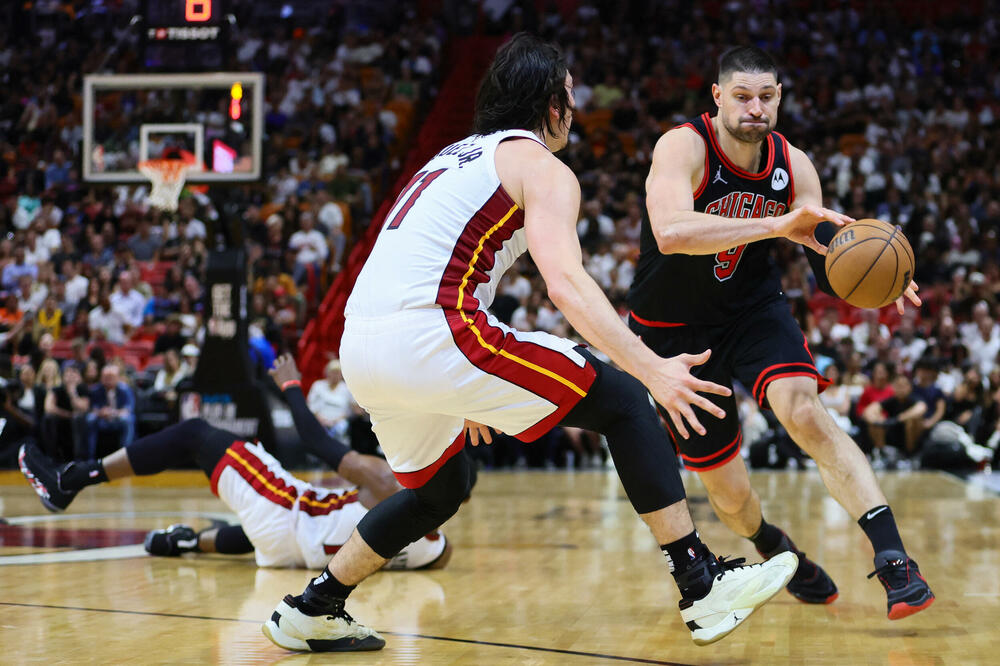 Vučević na utakmici sa Majamijem, Foto: Reuters