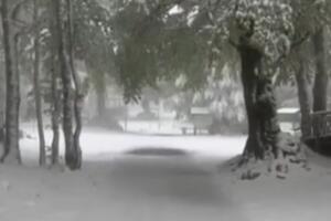 VIDEO Snijeg u Nacionalnom parku Lovćen