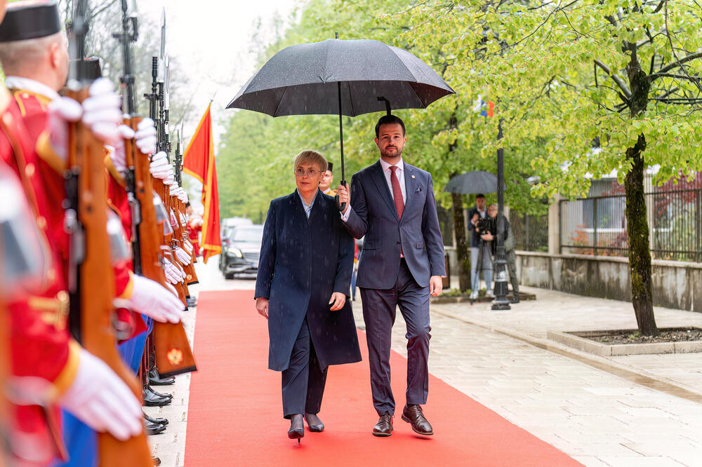 Pirc Musar and Milatović, Photo: Office for Public Relations of the President of Montenegro