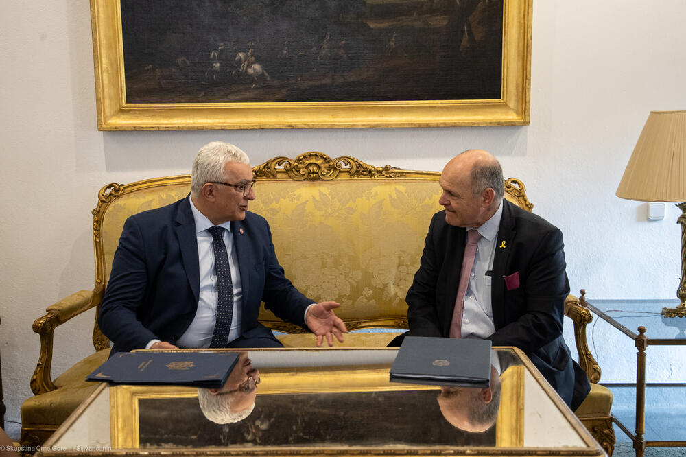 Mandić i Sobotka, Foto: Skupština Crne Gore