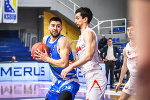 Podgorica plays against Vojvodina in the first match of the semifinals of the NLB ABA2 league,...