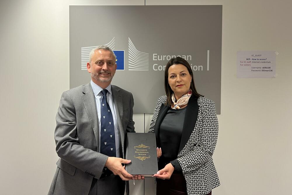 Majkl Miler i Tamara Vujović, Foto: Ministarstvo kulture i medija