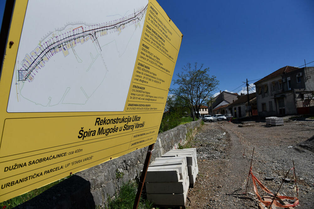 Rekonstrukcija Ulice Špira Mugoše, Foto: Luka Zekovic