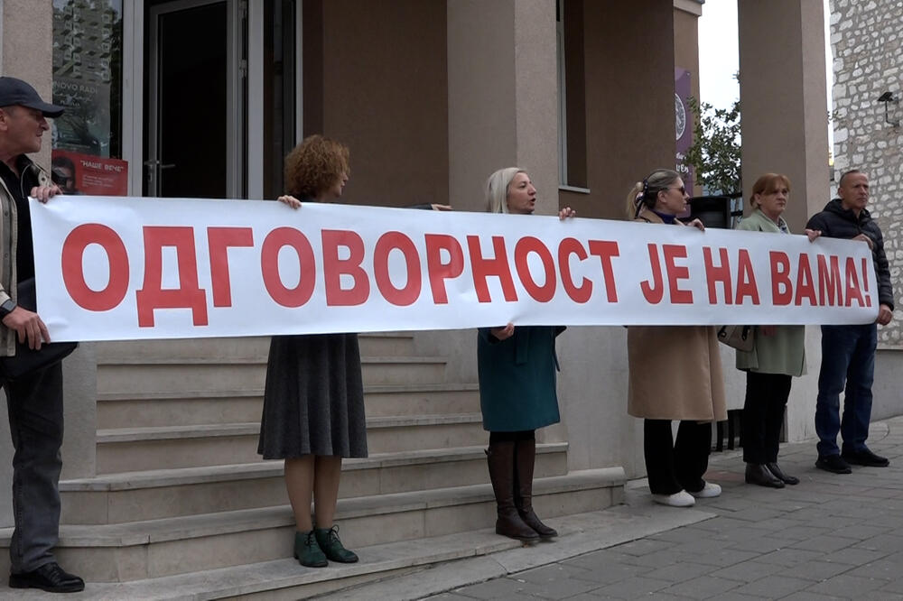 Sa prethodng protesta, Foto: Goran Malidžan