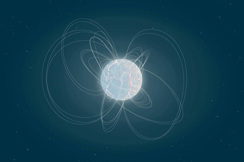 Artist's impression of a magnetar neutron star, Photo: Reuters/ European Space Agency