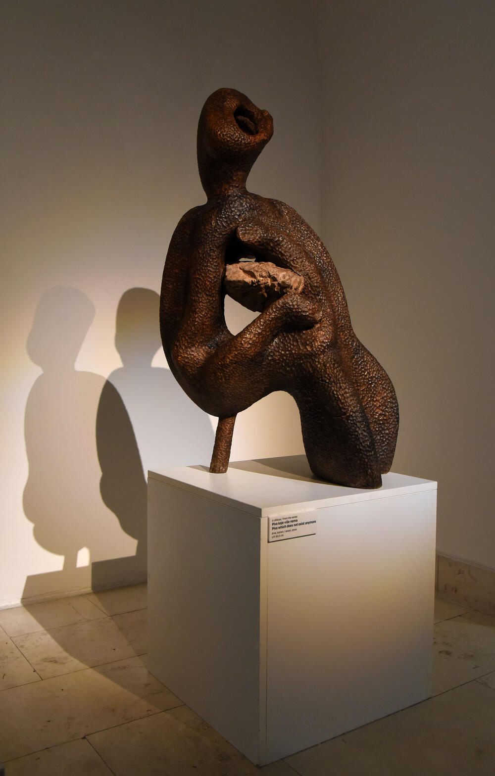 <p>Izložba &ldquo;In the beginning there was stone&rdquo; čuvenog vajara, otvorena je u Podgorici, u Galeriji MSUCG. Mijuškovićeva životna saputnica Olja, &ldquo;Vijestima&rdquo; je kazala da se nada da je to tek početak njegovog vraćanja na crnogorsku scenu, ali i da žali što mu u Nikšiću nema ni traga</p>