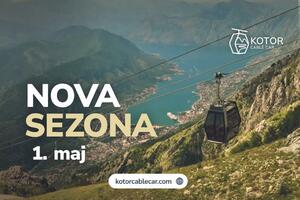 Pre-season ticket prices for the cable car "Kotor-Lovćen"
